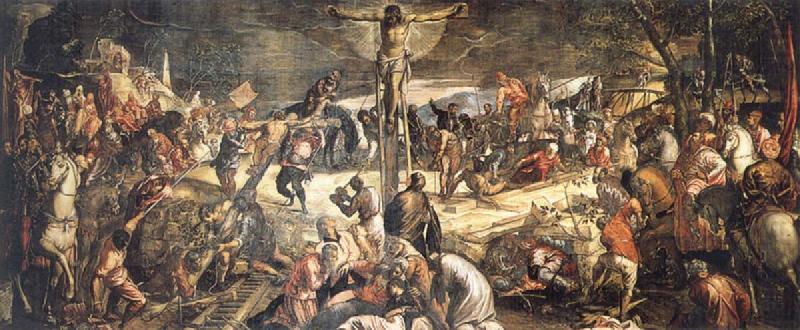 TINTORETTO, Jacopo Crucifixion oil painting picture